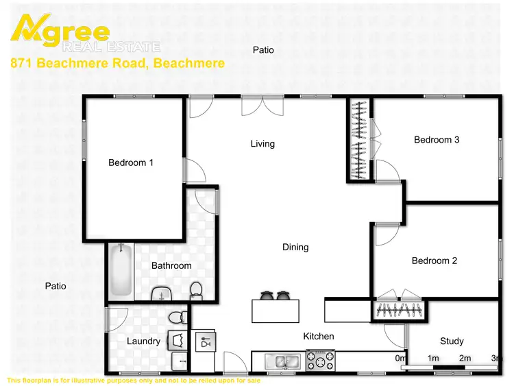 Floorplan of Homely house listing, 871 Beachmere Road, Beachmere QLD 4510