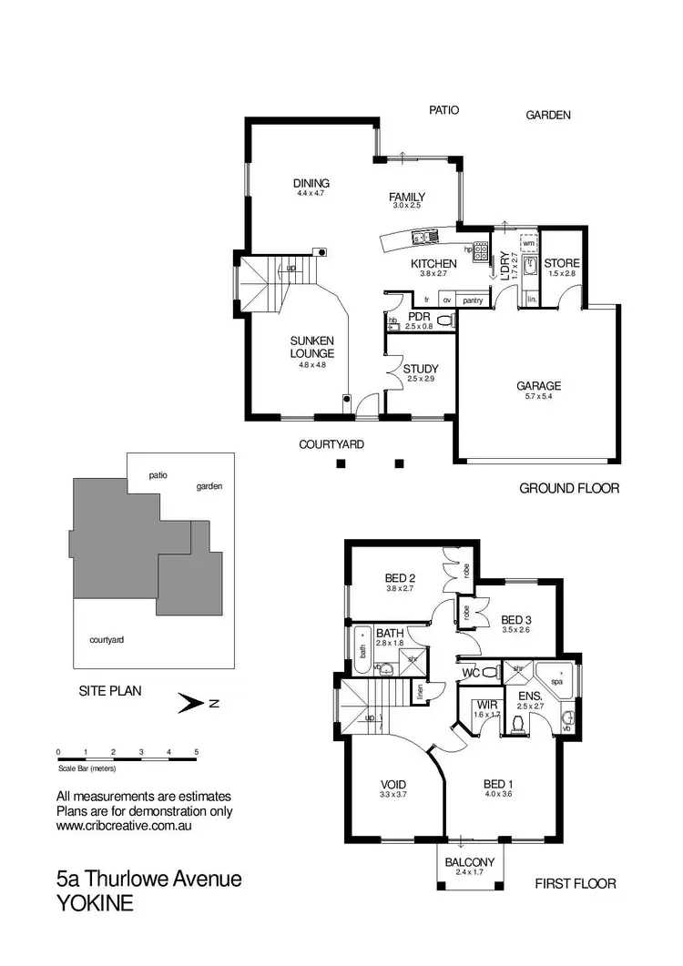 Floorplan of Homely house listing, 5A Thurlow Avenue, Yokine WA 6060