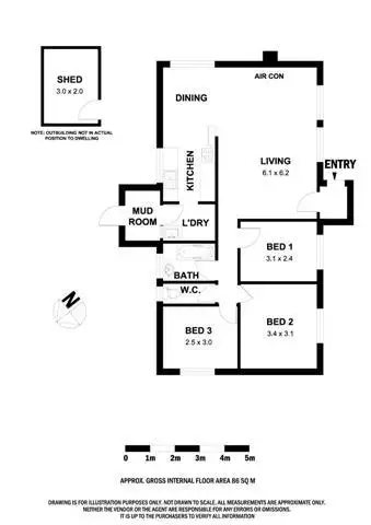 Floorplan of Homely house listing, 23 Oxley Street, Sunbury VIC 3429