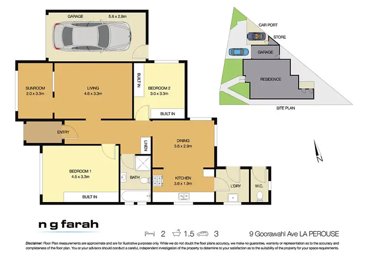 Floorplan of Homely house listing, 9 Goorawahl Avenue, La Perouse NSW 2036