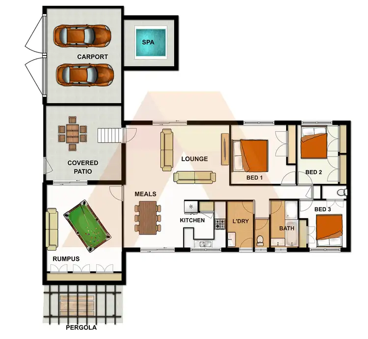 Floorplan of Homely house listing, 3 CORSLOOT STREET, Regents Park QLD 4118