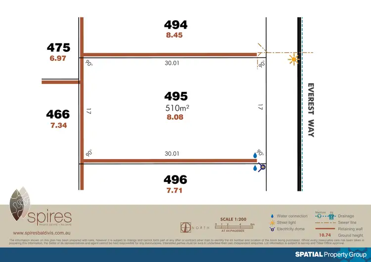 Floorplan of Homely land listing, Lot 495 Everest Way, Baldivis WA 6171
