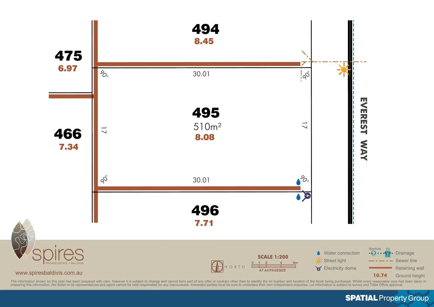 Floorplan of Homely land listing, Lot 495 Everest Way, Baldivis WA 6171