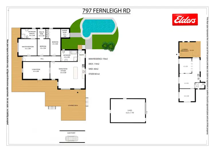 Floorplan of Homely rural property listing, 797 Fernleigh Road, Brooklet NSW 2479