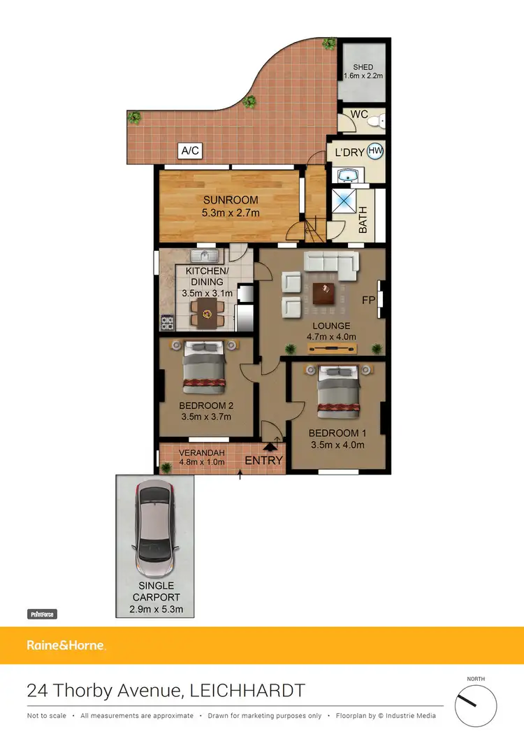 Floorplan of Homely house listing, 24 Thorby Avenue, Leichhardt NSW 2040