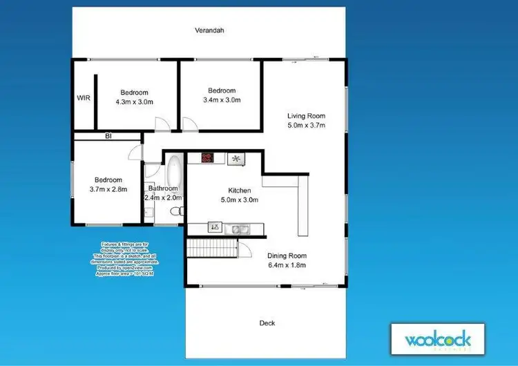 Floorplan of Homely house listing, 479 Hobart Road, Youngtown TAS 7249