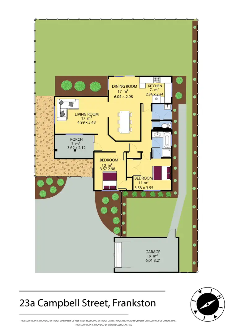 Floorplan of Homely unit listing, 23a Campbell Street, Frankston VIC 3199