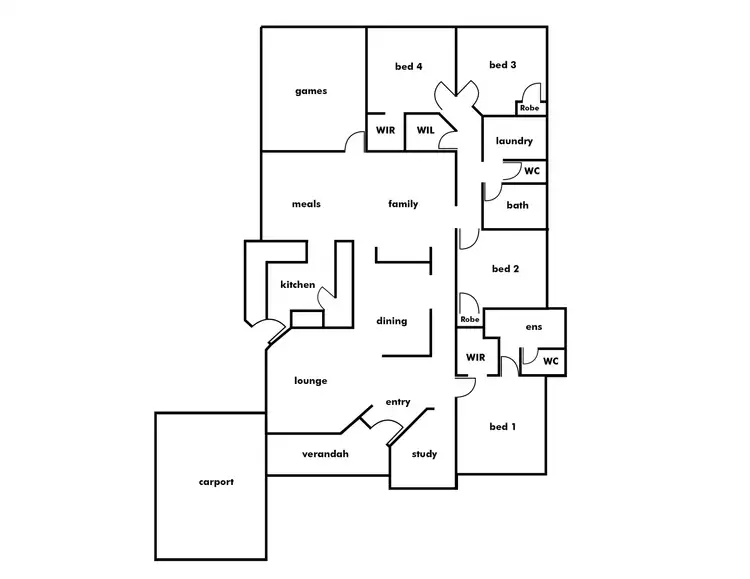 Floorplan of Homely house listing, 4 Etherington Avenue, Spearwood WA 6163