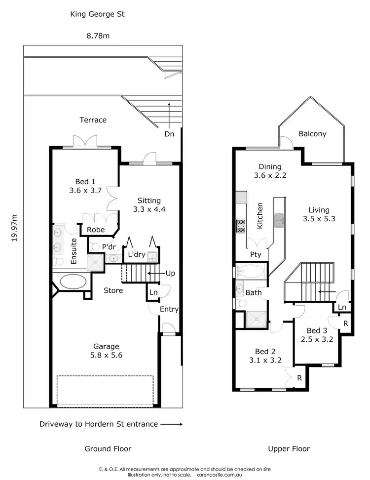 Floorplan of Homely townhouse listing, 10/121 Hordern Street, Victoria Park WA 6100