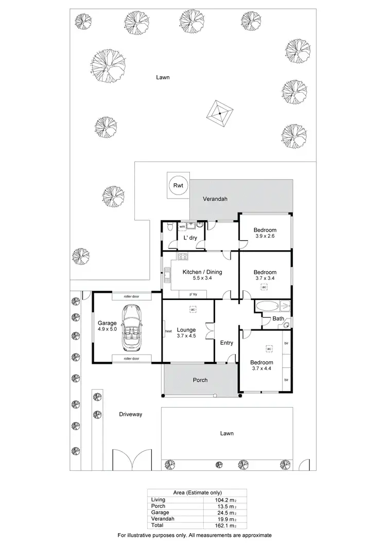 Floorplan of Homely house listing, 55 Shakespeare Avenue, Plympton Park SA 5038