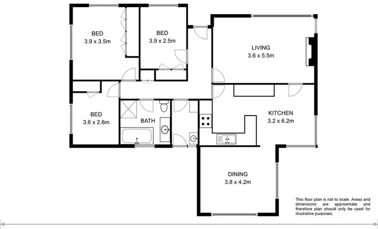 Floorplan of Homely house listing, 25 Veronica Street, Bellerive TAS 7018