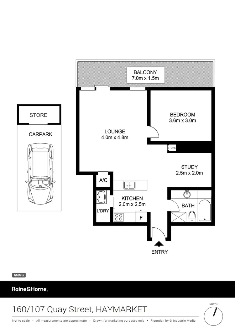 Floorplan of Homely apartment listing, 160/107 Quay Street, Haymarket NSW 2000
