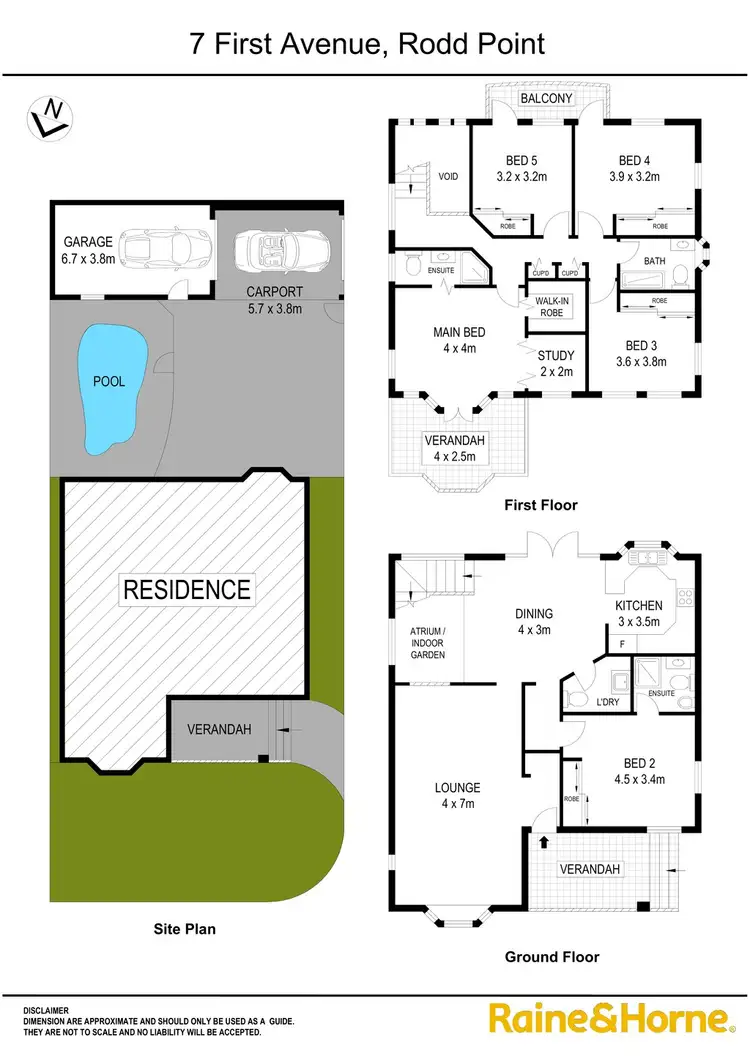 Floorplan of Homely house listing, 7 First Ave, Rodd Point NSW 2046