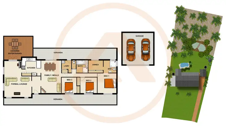 Floorplan of Homely house listing, 7 Oomool Court, Pimpama QLD 4209