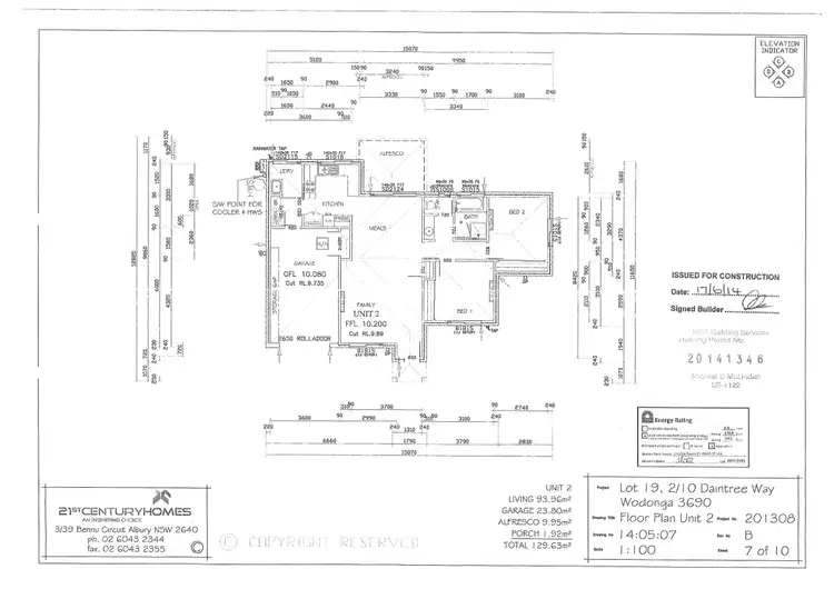 Floorplan of Homely house listing, 12 Daintree Way, Wodonga VIC 3690