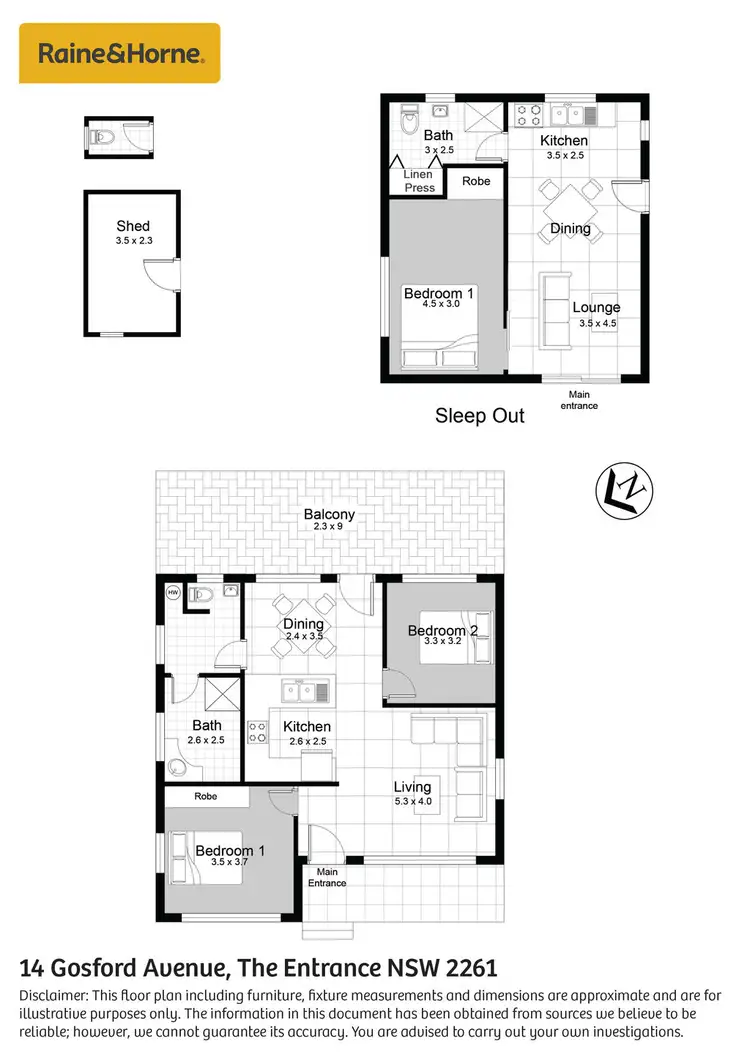Floorplan of Homely house listing, 14 Gosford Avenue, The Entrance NSW 2261