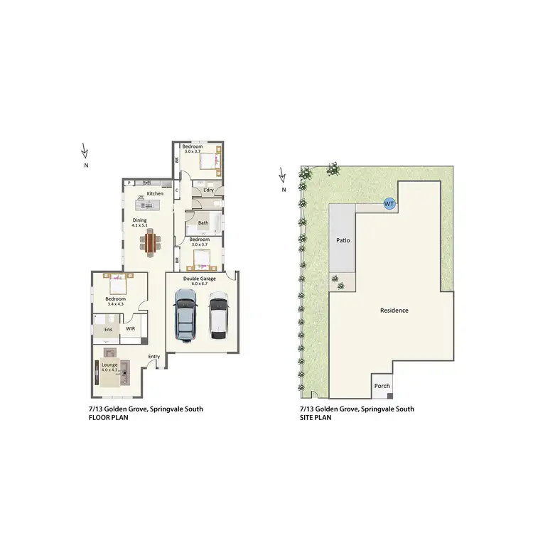 Floorplan of Homely unit listing, 7/13 Golden Grove, Springvale South VIC 3172