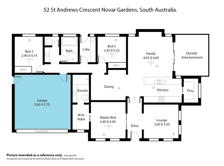 Floorplan of Homely house listing, 52 St Andrews Crescent, Novar Gardens SA 5040