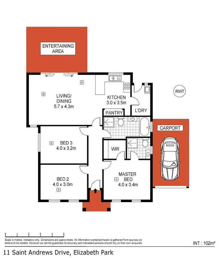 Floorplan of Homely house listing, 11 Saint Andrews Drive, Elizabeth Park SA 5113