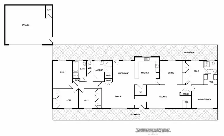 Floorplan of Homely house listing, 681 Old Maitland Rd, Bishops Bridge NSW 2326