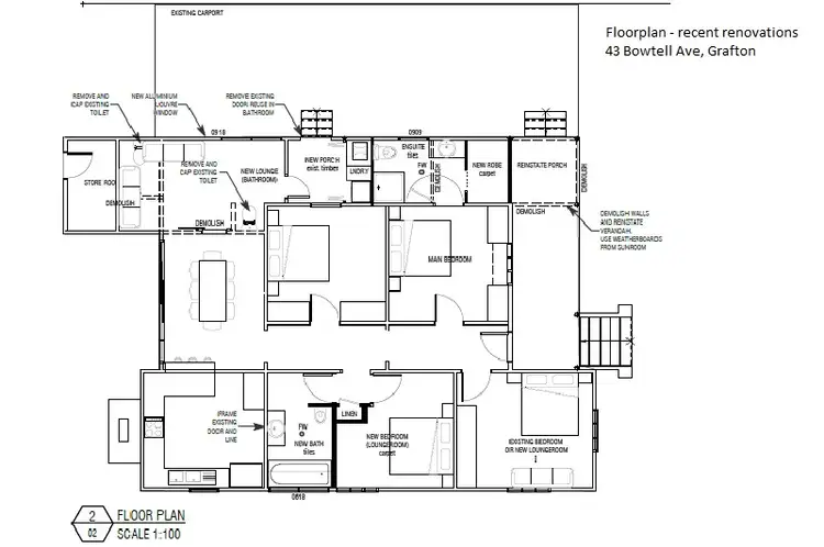 Floorplan of Homely house listing, 43 Bowtell Avenue, Grafton NSW 2460