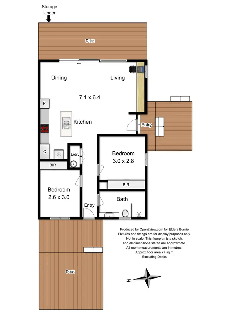 Floorplan of Homely house listing, 4 Upper Bourke Street, Burnie TAS 7320