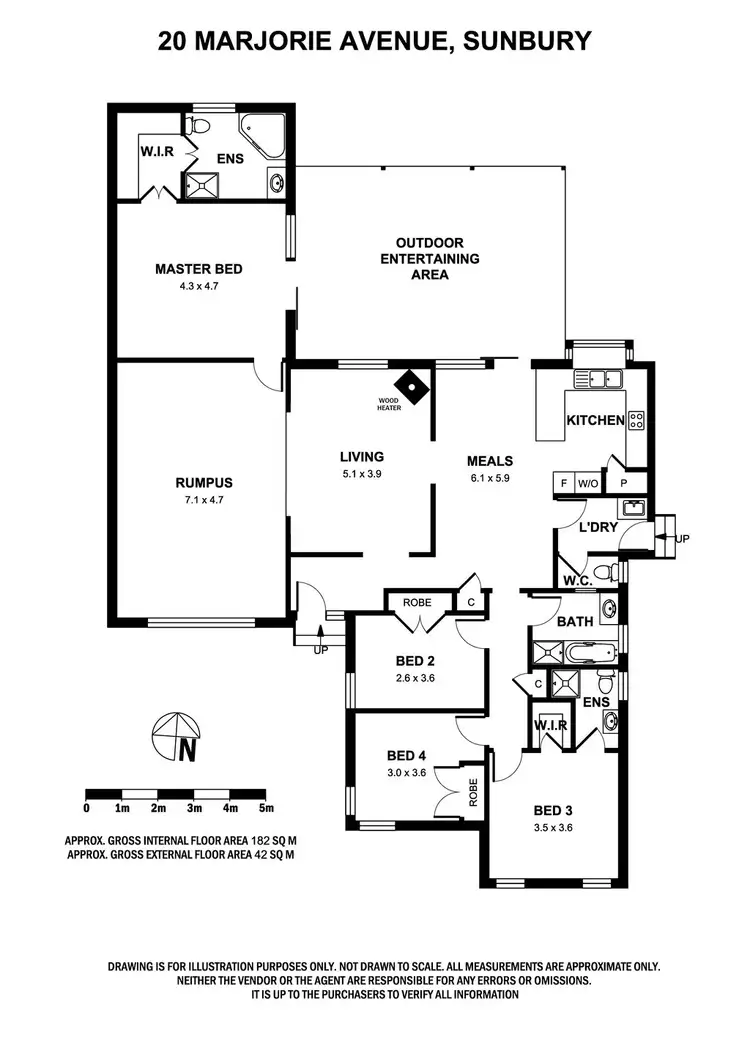 Floorplan of Homely house listing, 20 Marjorie Avenue, Sunbury VIC 3429