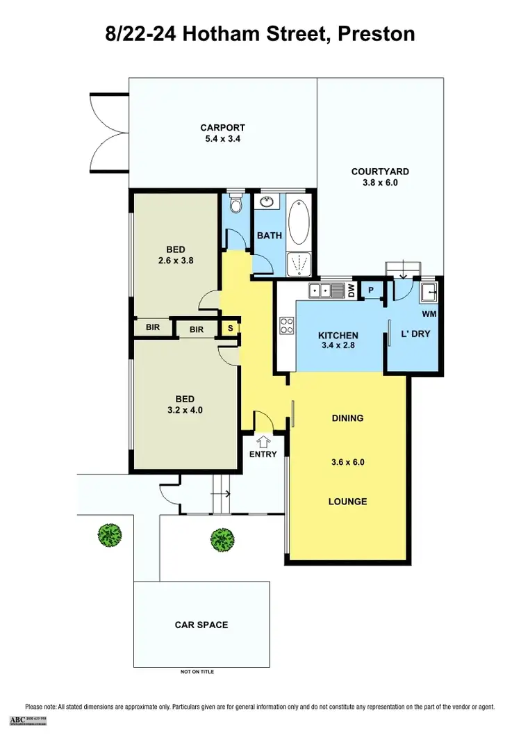 Floorplan of Homely unit listing, 8/22-24 Hotham Street, Preston VIC 3072