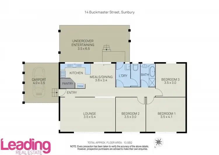 Floorplan of Homely house listing, 14 Buckmaster Street, Sunbury VIC 3429