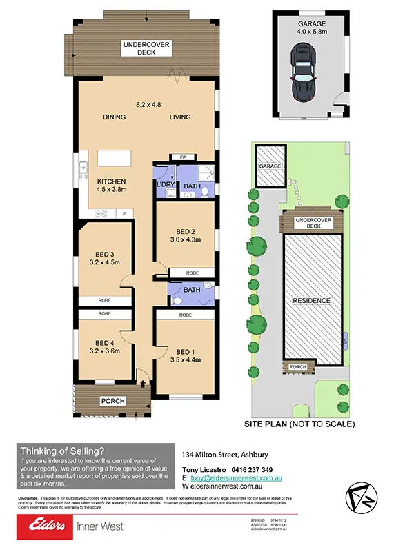 Floorplan of Homely house listing, 134 Milton Street, Ashbury NSW 2193