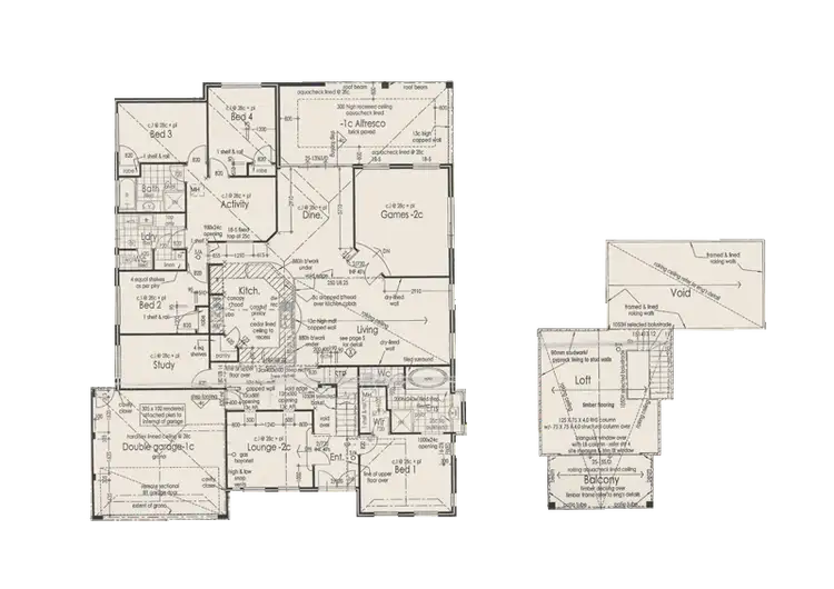 Floorplan of Homely house listing, 6 Gratitude Way, Dawesville WA 6211