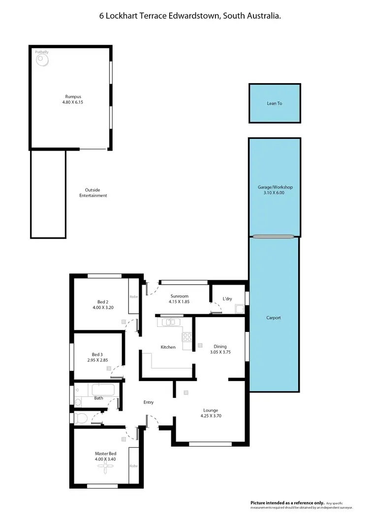 Floorplan of Homely house listing, 6 Lockhart Terrace, Edwardstown SA 5039