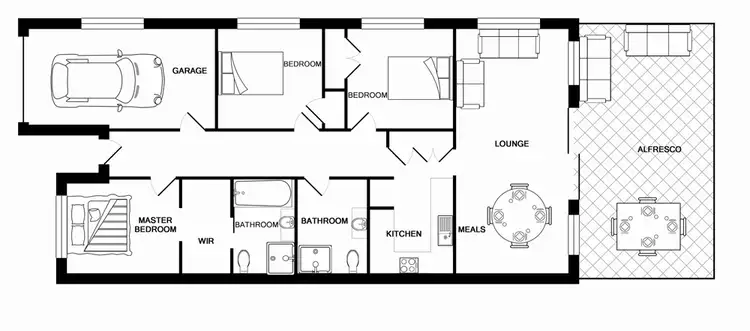 Floorplan of Homely house listing, 33 Teasel Cr, Forest Lake QLD 4078