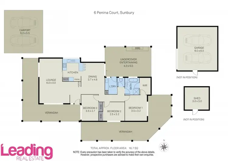 Floorplan of Homely house listing, 6 Penina Court, Sunbury VIC 3429