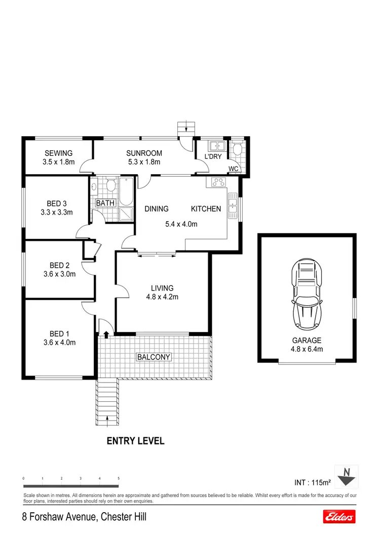 Floorplan of Homely house listing, 8 Forshaw Avenue, Chester Hill NSW 2162