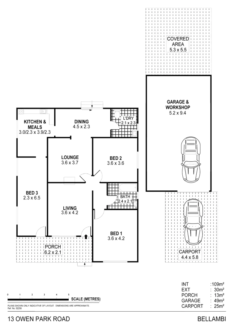 Floorplan of Homely house listing, 13 Owen Park Road, Bellambi NSW 2518