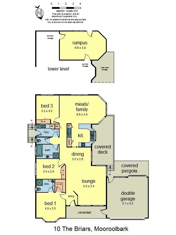 Floorplan of Homely house listing, 10 The Briars, Mooroolbark VIC 3138
