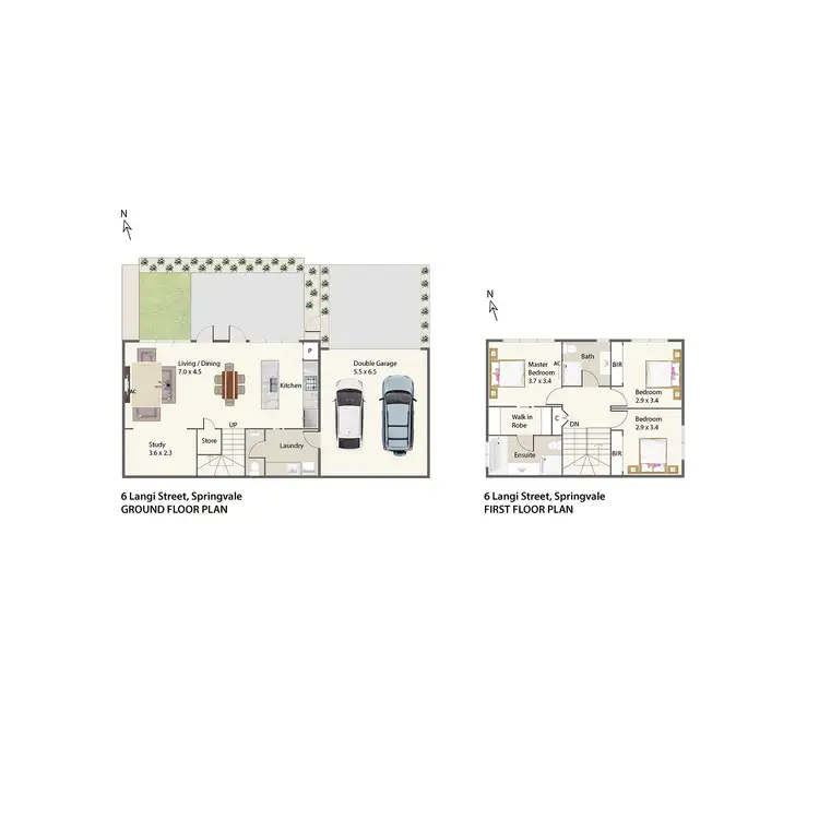 Floorplan of Homely house listing, 6 Langi Street, Springvale VIC 3171