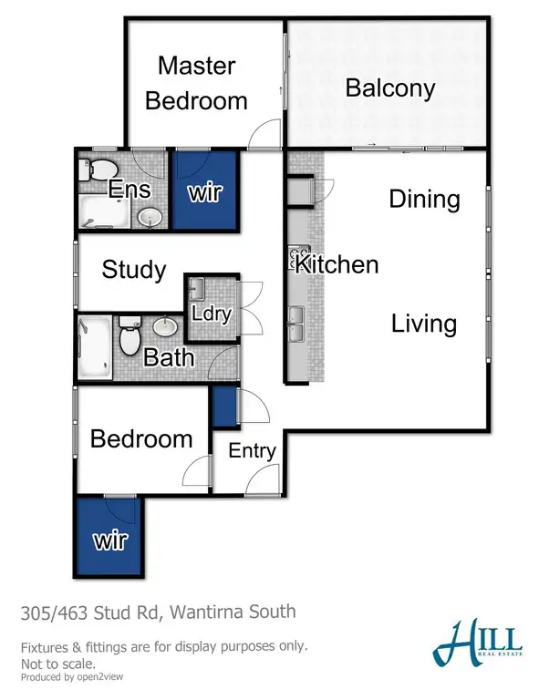 Floorplan of Homely apartment listing, 305/436 Stud Road, Wantirna South VIC 3152