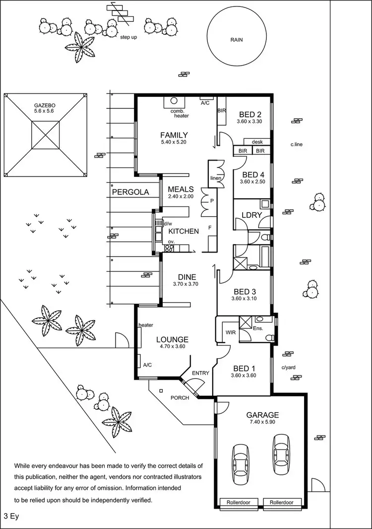 Floorplan of Homely house listing, 3 Ey Court, Athelstone SA 5076