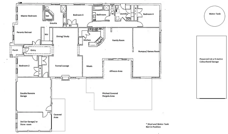 Floorplan of Homely house listing, 18 Berrydale Road, Sunbury VIC 3429