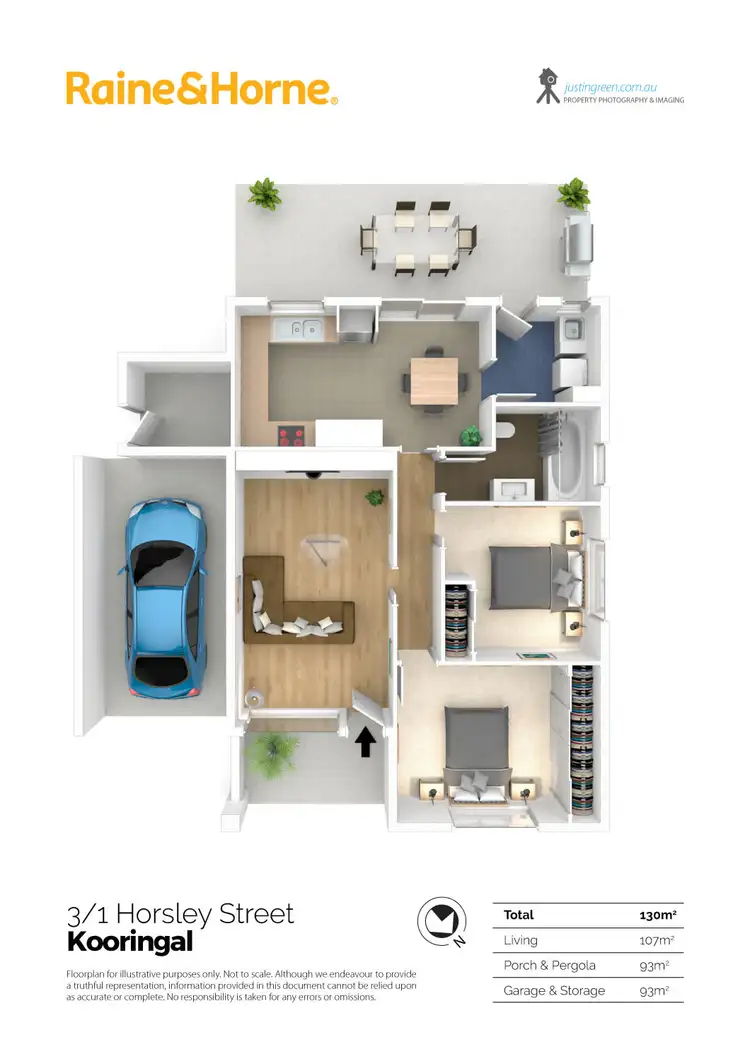 Floorplan of Homely unit listing, 3/1 Horsley Street, Kooringal NSW 2650