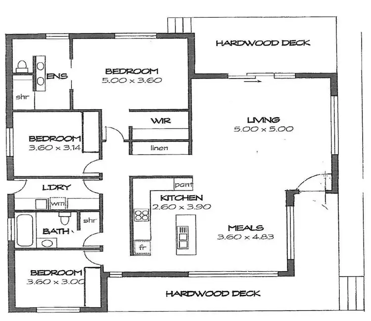 Floorplan of Homely house listing, 21 Lakeside Terrace, Robe SA 5276