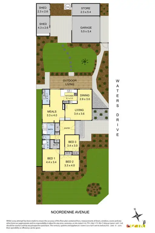 Floorplan of Homely house listing, 9 Noordenne Avenue, Seaholme VIC 3018