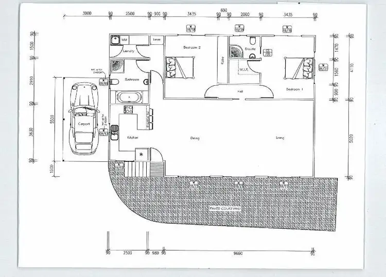 Floorplan of Homely unit listing, Unit 2-33 Pennington Drive, Sorell TAS 7172