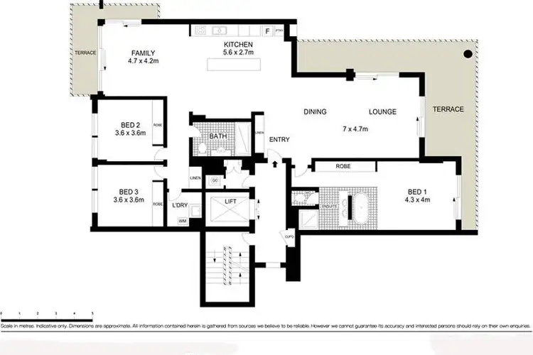 Floorplan of Homely apartment listing, 29601/2 Ephraim Island Parade, Paradise Point QLD 4216