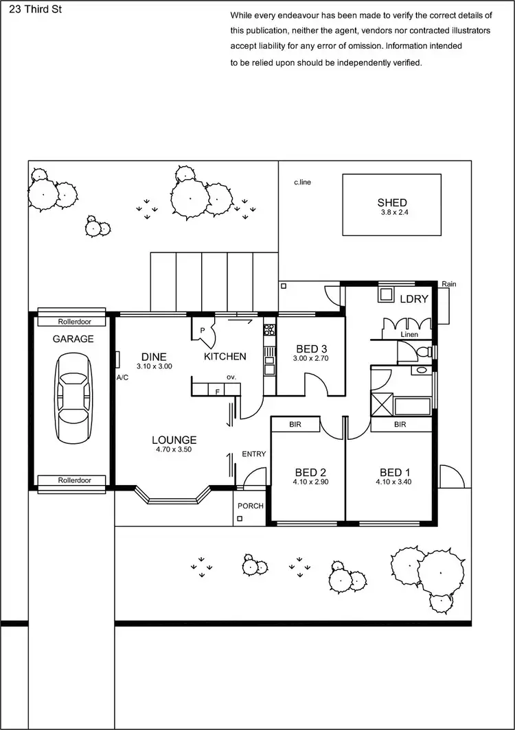 Floorplan of Homely house listing, 23 Third Street, Magill SA 5072