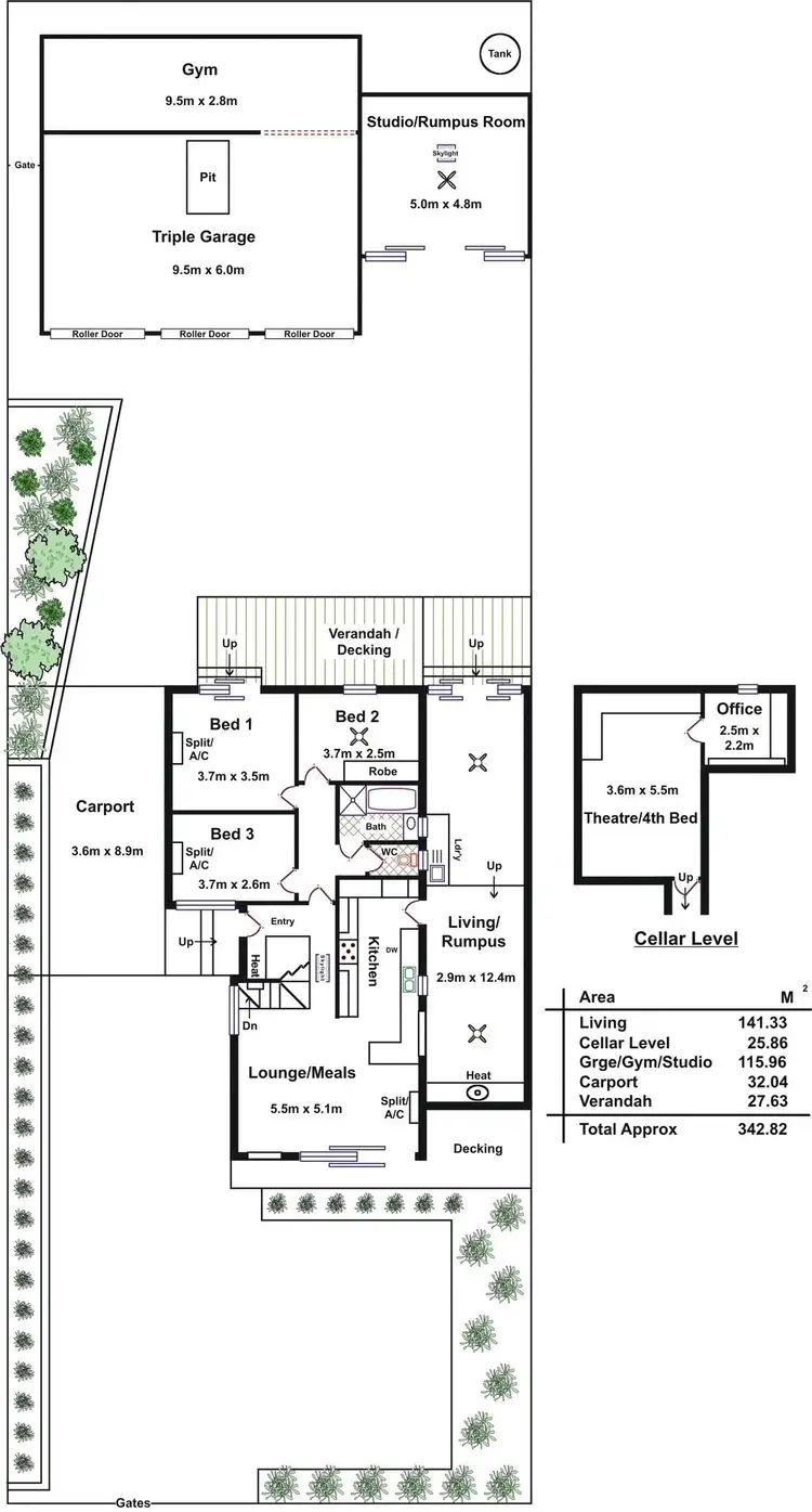 Floorplan of Homely house listing, 9 Holly Street, Christies Beach SA 5165
