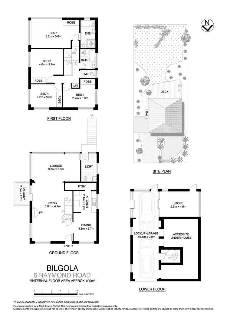Floorplan of Homely house listing, 5 Raymond Road, Bilgola NSW 2107