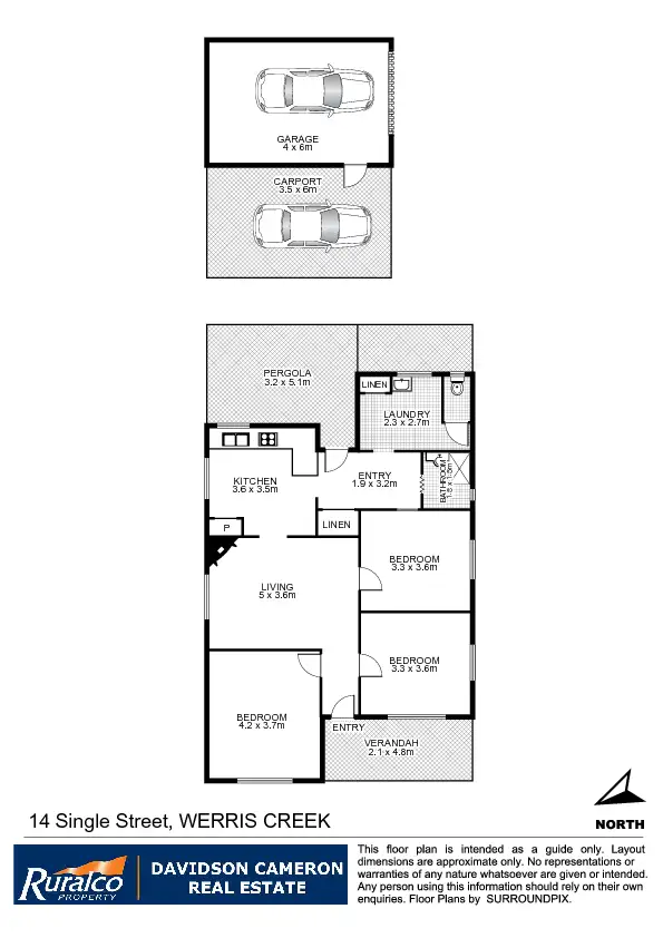 Floorplan of Homely house listing, 14 Single Street, Werris Creek NSW 2341